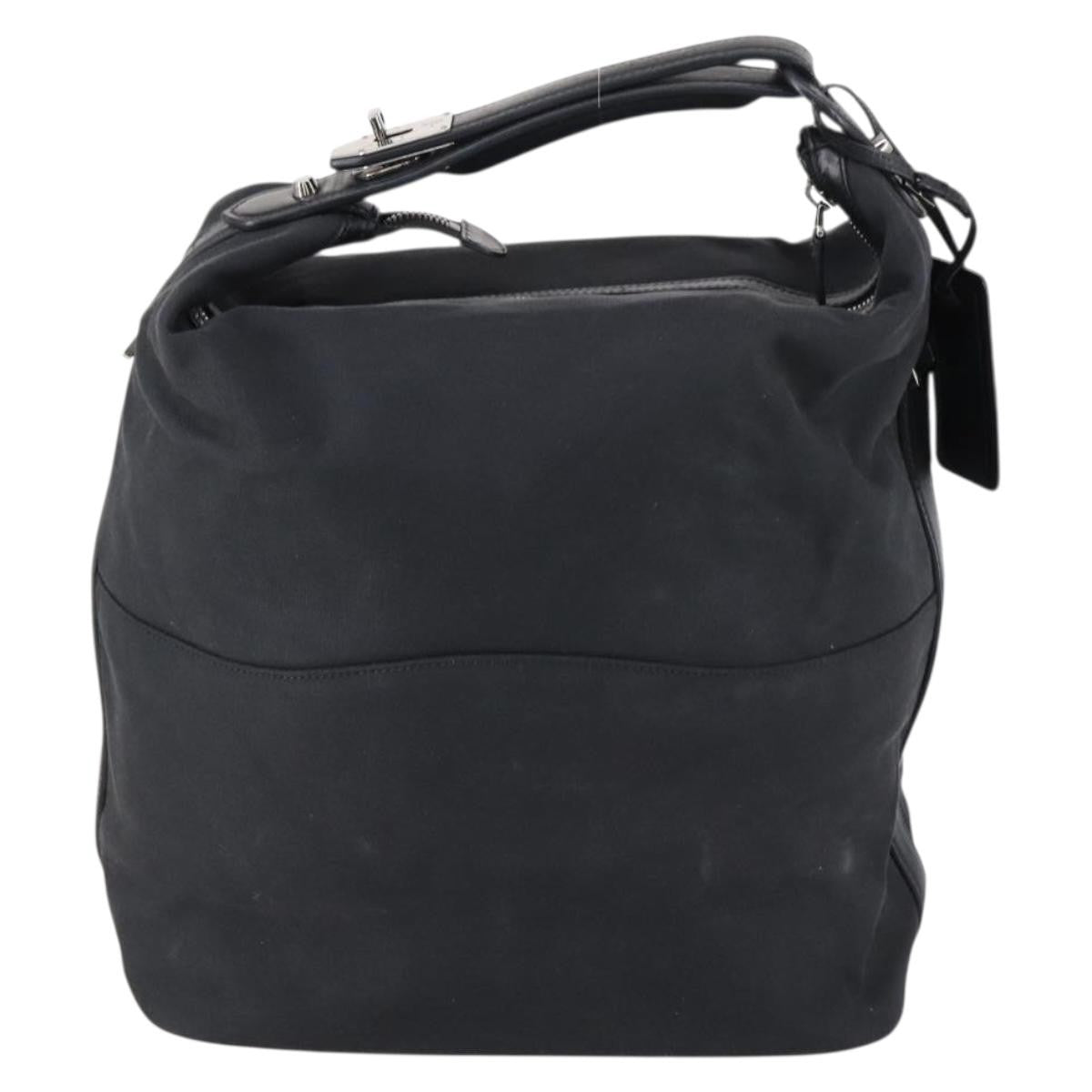 Gucci Vanity Tote Canvas Black Canvas Handbag (Authentic Pre-Loved)