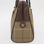 Burberry Nova Handbag Canvas Khaki Canvas Handbag (Authentic Pre-Loved)