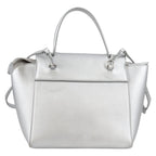 Celine Belt Bag Textured Leather Silver Leather Handbag (Authentic Pre-Loved)