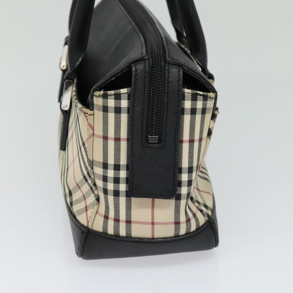Burberry Nova Check Handbag Nova Check Canvas And Leather Beige Canvas Handbag (Authentic Pre-Loved)