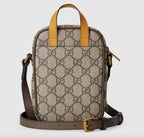 Gucci Neo Vintage Logo Mini Beige Ebony GG Brown Italy Shoulder Bag Handbag New