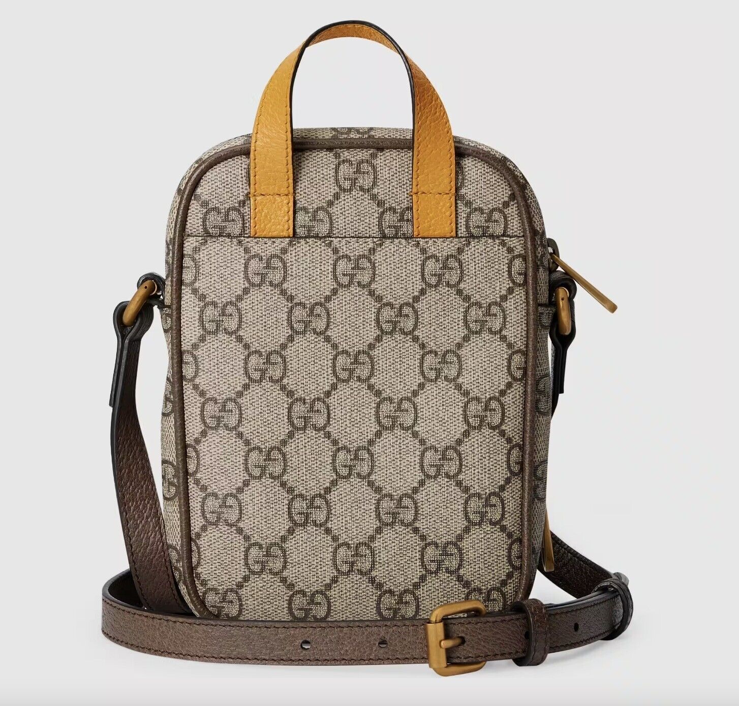 Gucci Neo Vintage Logo Mini Beige Ebony GG Brown Italy Shoulder Bag Handbag New