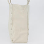 Celine Handbag Leather White Leather Handbag (Authentic Pre-Loved)