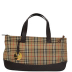 Burberry Nova Check Handbag Nova Check Canvas And Leather Beige Canvas Handbag (Authentic Pre-Loved)