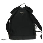 Prada Double Front Pocket Backpack Tessuto Black Nylon Backpack Bag (Authentic Pre-Loved)