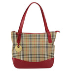 Burberry Nova Check Handbag Nova Check Canvas Beige Canvas Handbag (Authentic Pre-Loved)