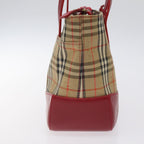 Burberry Nova Check Handbag Nova Check Canvas And Leather Beige Canvas Handbag (Authentic Pre-Loved)