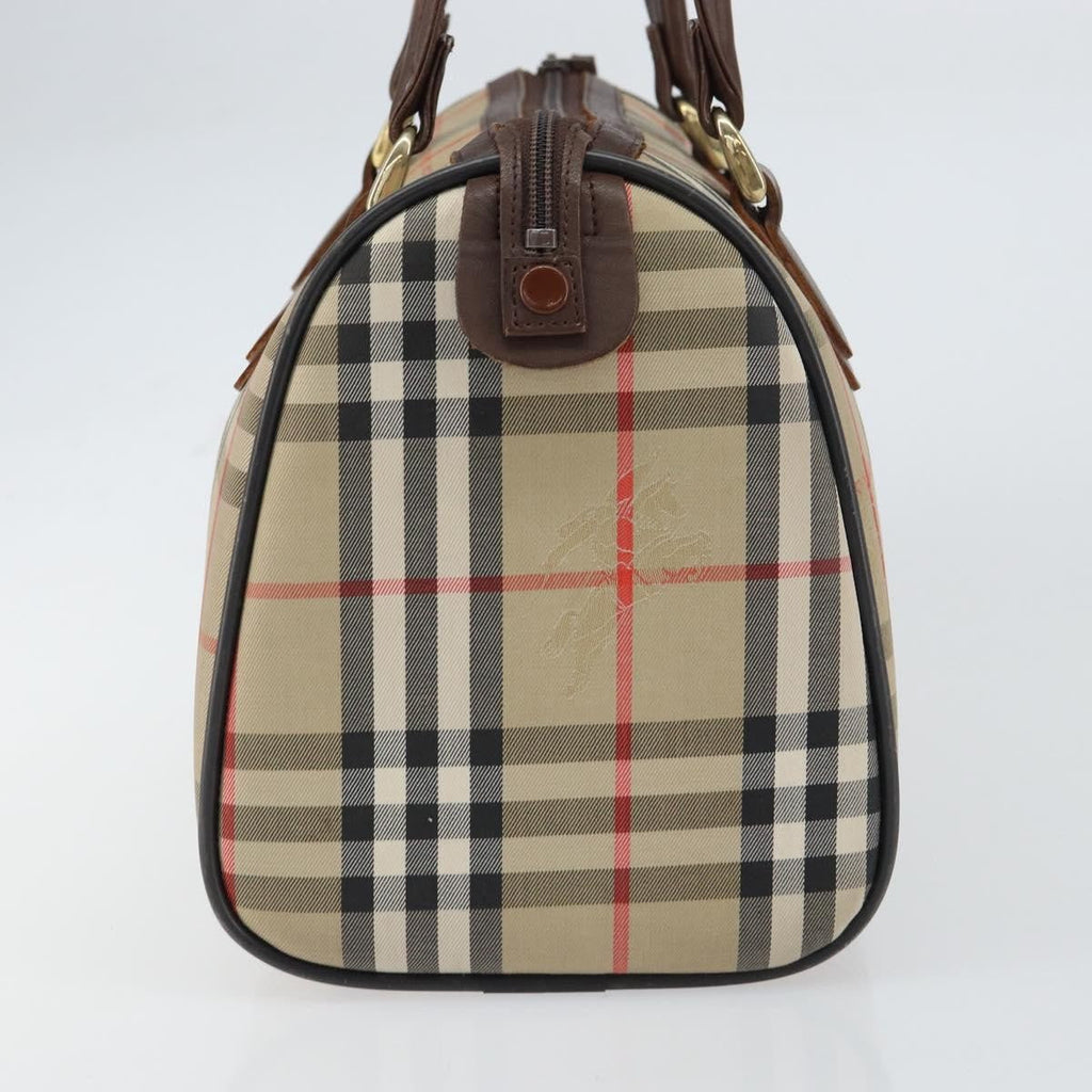 Burberry Nova Check Handbag Nova Check Canvas Beige Canvas Handbag (Authentic Pre-Loved)