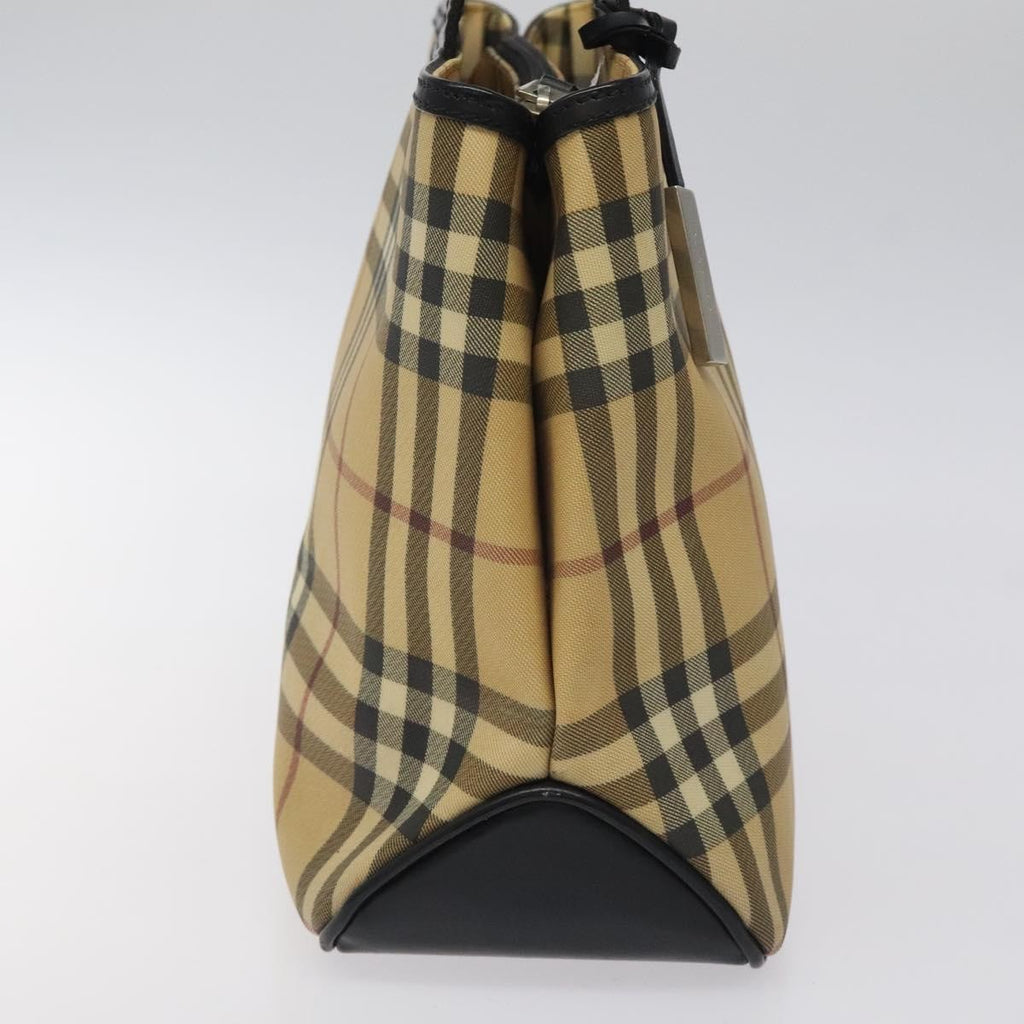 Burberry Nova Check Handbag Nova Check Canvas And Leather Beige Canvas Handbag (Authentic Pre-Loved)