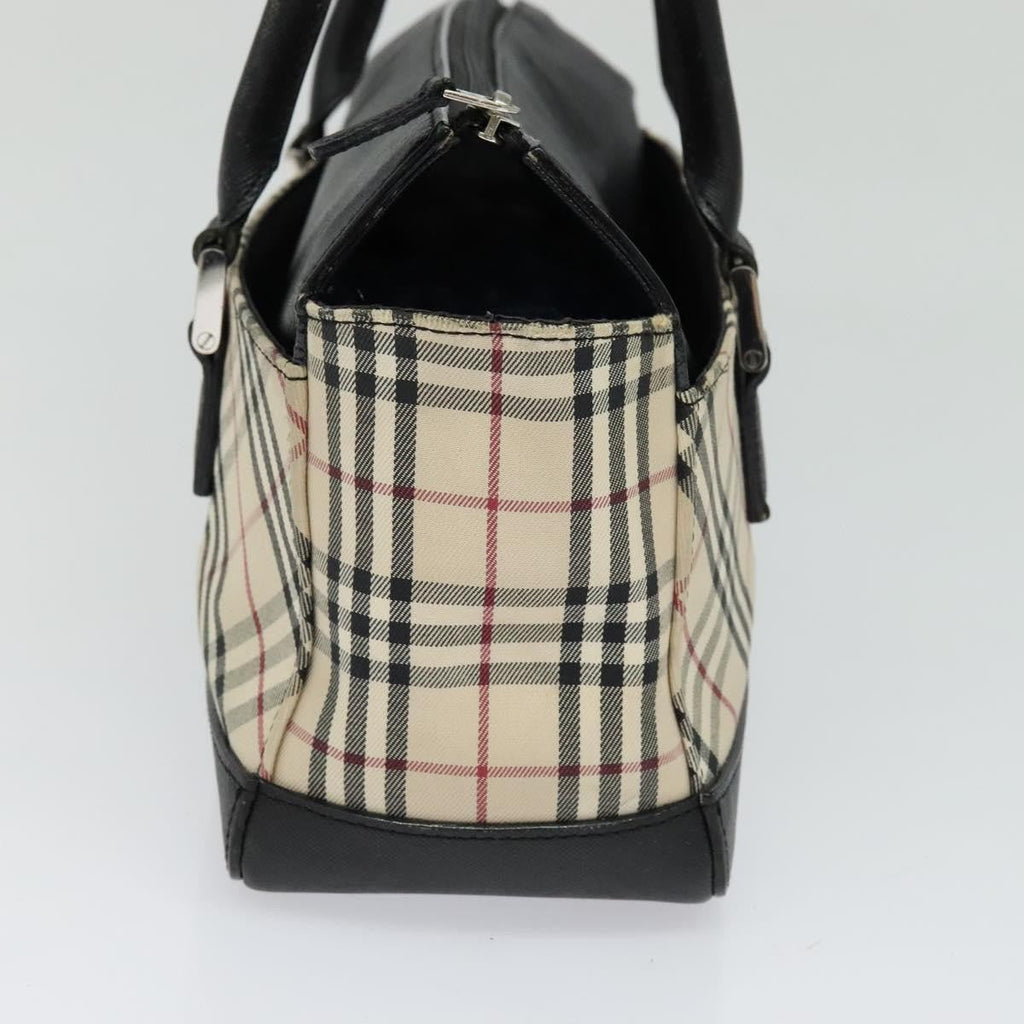 Burberry Nova Check Handbag Nova Check Canvas And Leather Beige Canvas Handbag (Authentic Pre-Loved)