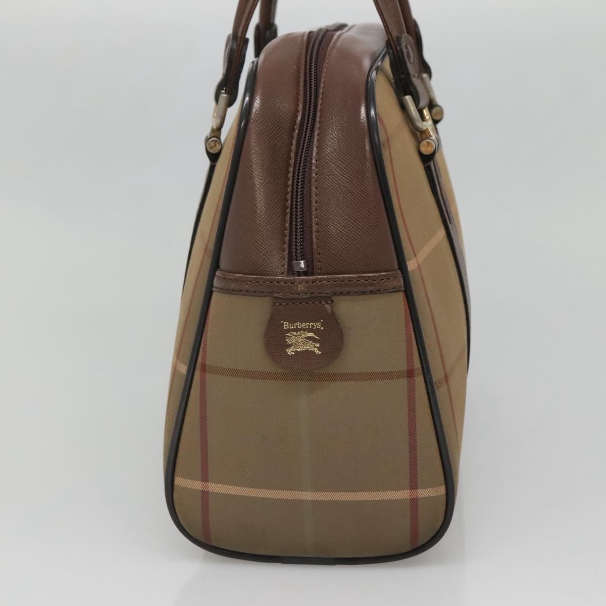 Burberry Nova Check Handbag Nova Check Canvas Beige Canvas Handbag (Authentic Pre-Loved)