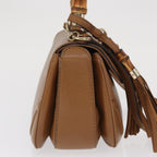 Gucci New Bamboo 1921 Top Handle Bag Leather Brown Leather Handbag (Authentic Pre-Loved)