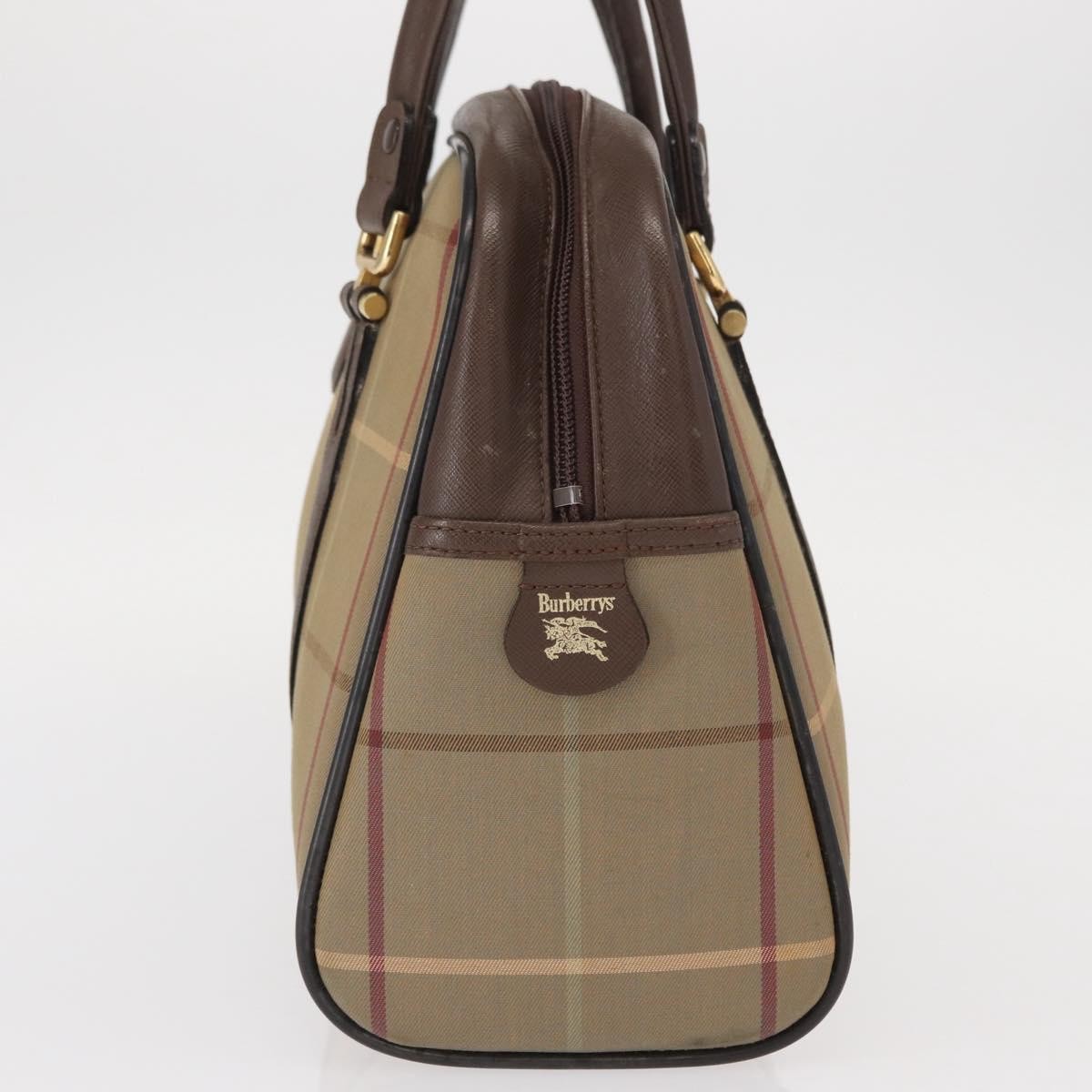 Burberry Nova Handbag Canvas Beige Canvas Handbag (Authentic Pre-Loved)