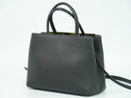 Fendi 2Jours Bag Leather Black Leather Handbag (Authentic Pre-Loved)