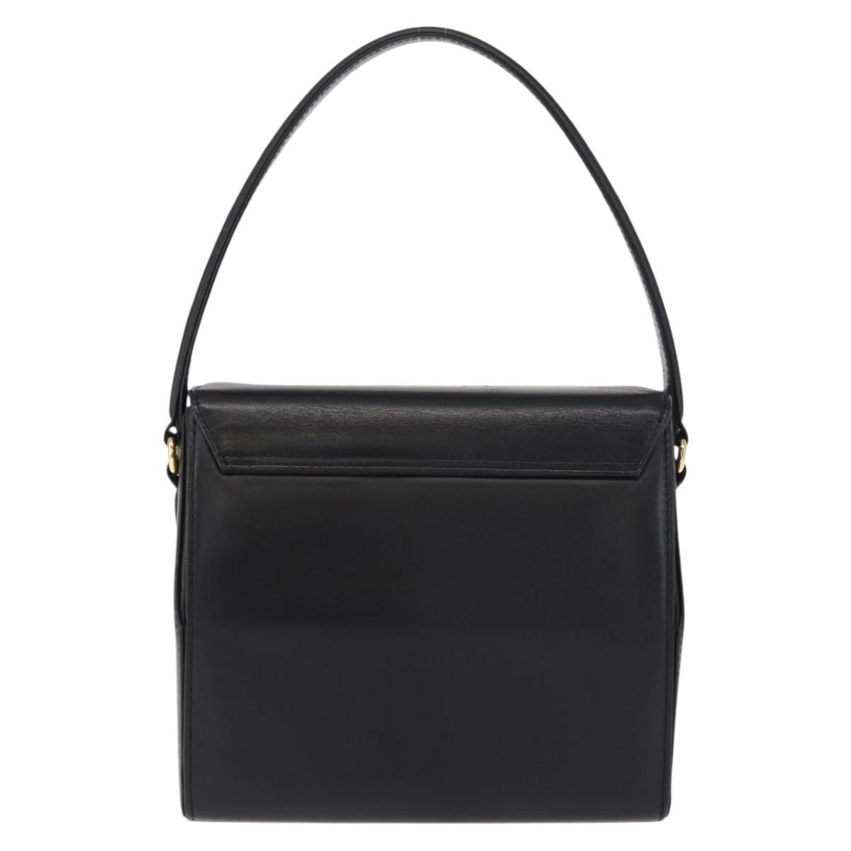 Givenchy Vintage 4G Handbag Leather Black Leather Handbag (Authentic Pre-Loved)