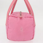 Prada Side Pocket Convertible Duffle Bag Tessuto Pink Nylon Handbag (Authentic Pre-Loved)