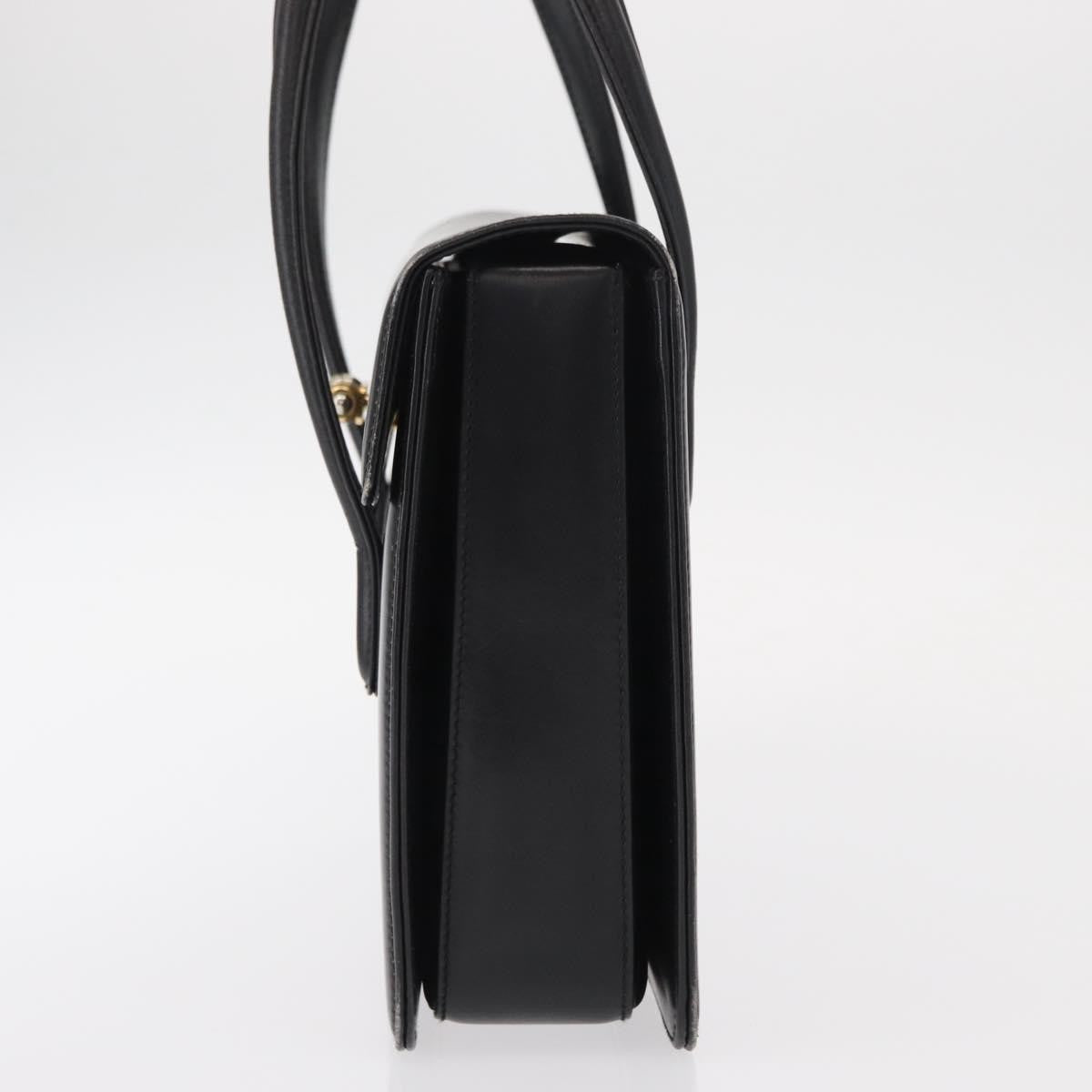 Gucci Vintage Handbag Leather Black Leather Handbag (Authentic Pre-Loved)