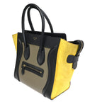 Celine Tricolor Luggage Bag Leather Multicolour Leather Handbag (Authentic Pre-Loved)