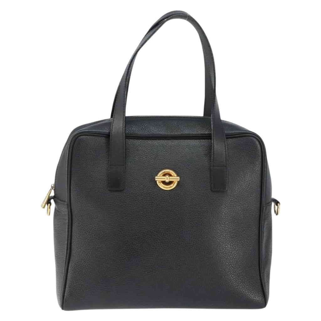 Celine Handbag Leather Black Leather Handbag (Authentic Pre-Loved)