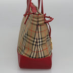 Burberry Nova Check Handbag Nova Check Canvas And Leather Beige Canvas Handbag (Authentic Pre-Loved)