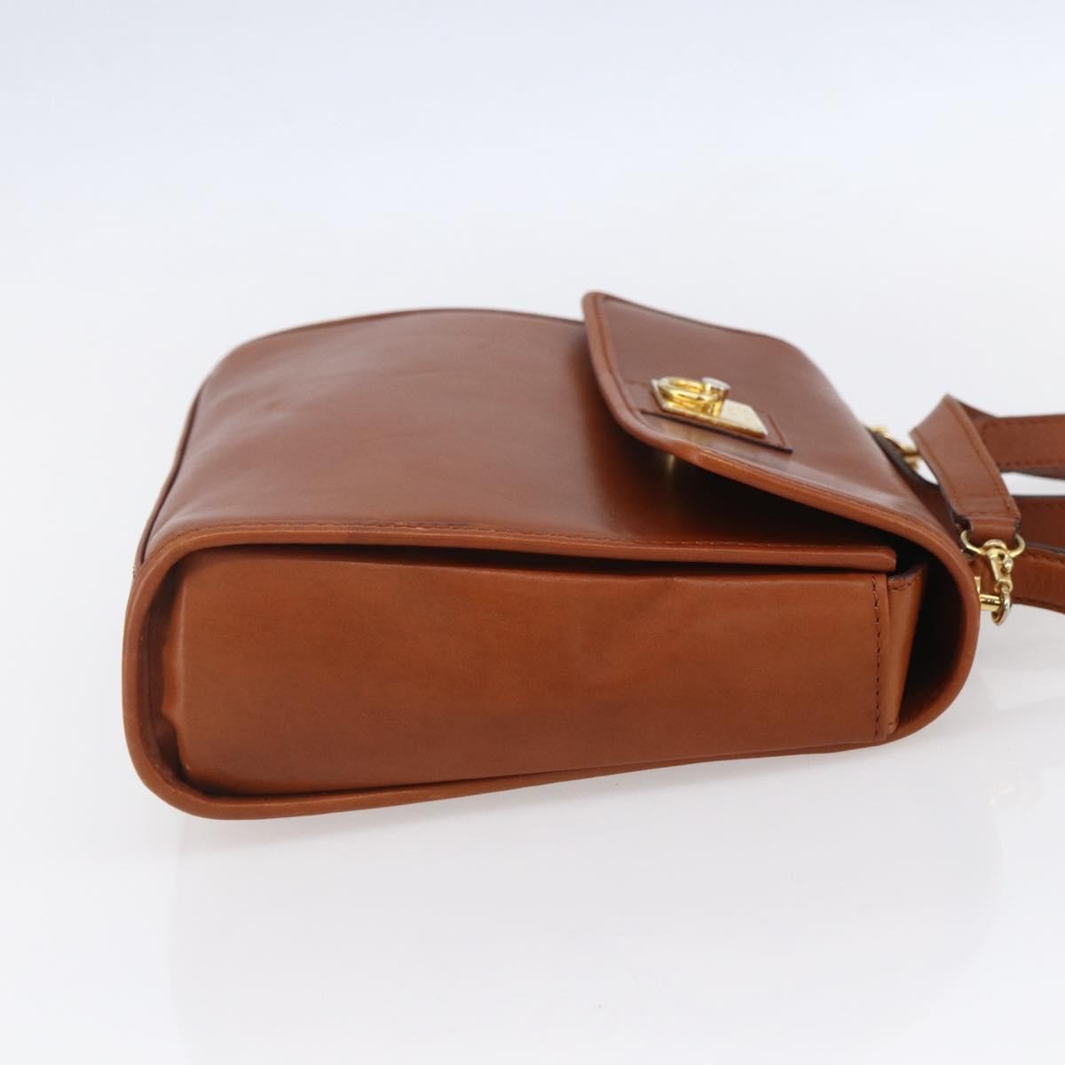 Celine Handbag Leather Brown Leather Handbag (Authentic Pre-Loved)