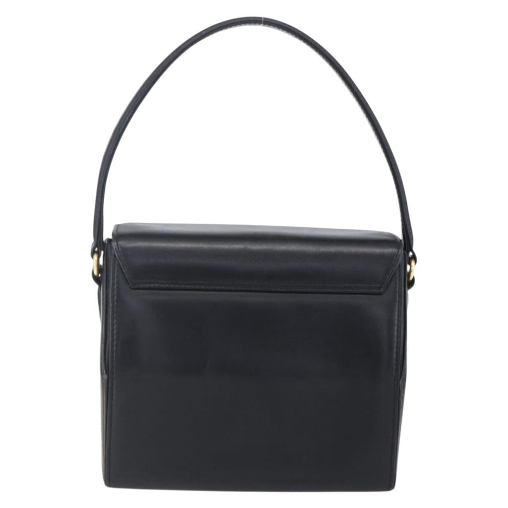 Givenchy Vintage Handbag Leather Black Leather Bag (Authentic Pre-Loved)