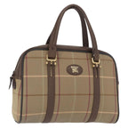 Burberry Nova Handbag Canvas Beige Canvas Handbag (Authentic Pre-Loved)