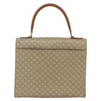 Celine Vintage Macadam Handbag Canvas And Leather Beige Canvas Handbag (Authentic Pre-Loved)