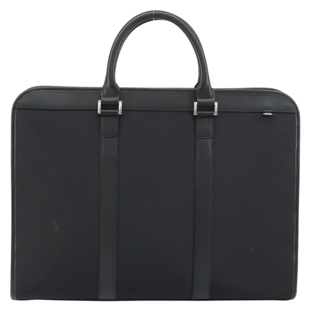 Burberry Black Label Business Bag Nylon Black Nylon Handbag (Authentic Pre-Loved)