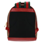 Gucci Doraemon Zip Backpack Printed Mini Gg Coated Canvas Beige Canvas Backpack Bag (Authentic Pre-Loved)