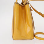 Fendi 2Jours Bag Leather Yellow Leather Handbag (Authentic Pre-Loved)