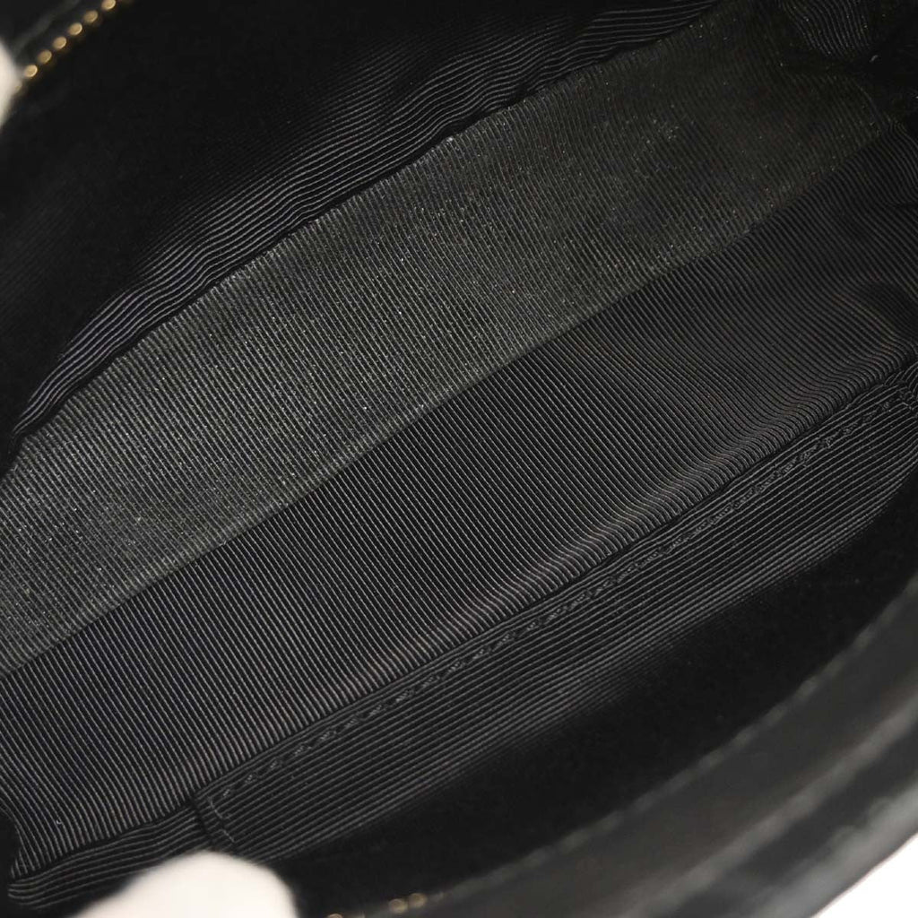 Celine Boogie Satchel Satin Black Satin Handbag (Authentic Pre-Loved)