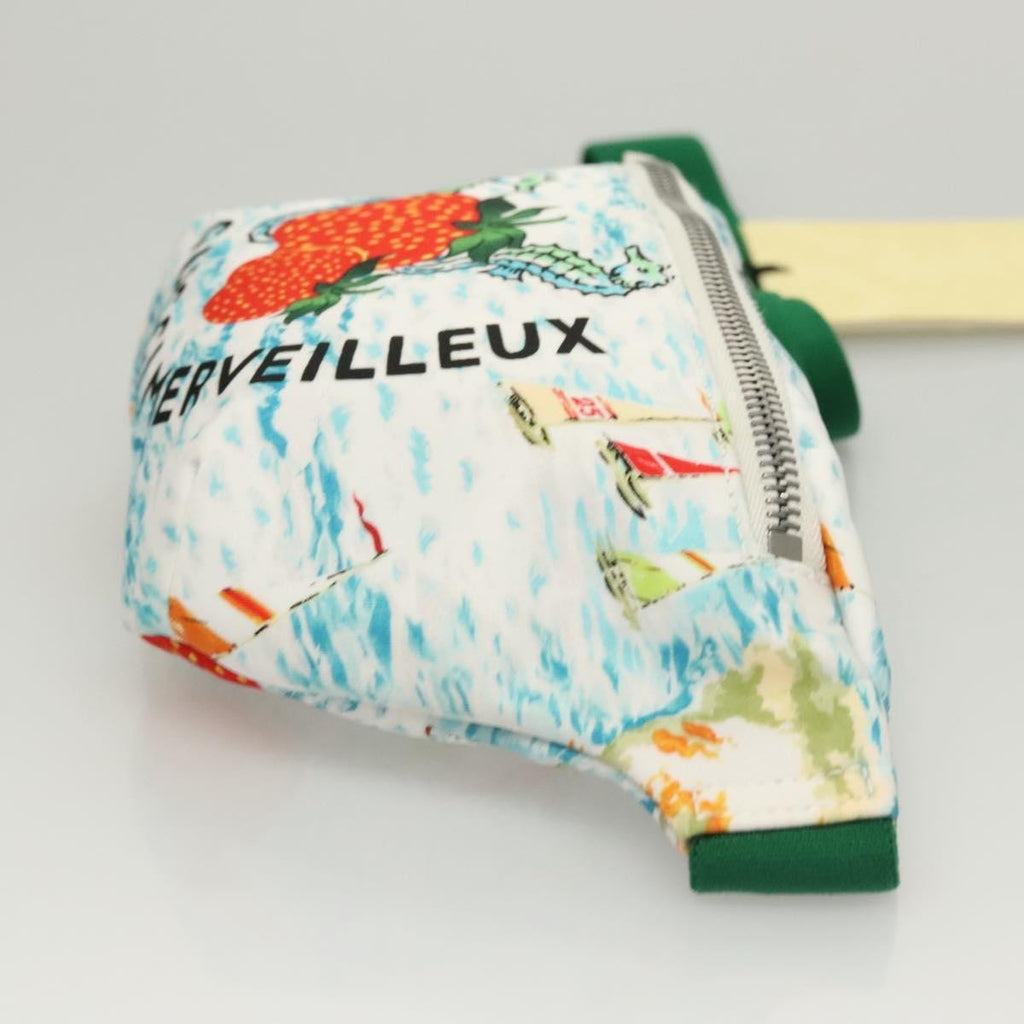 Gucci Merveilleux Belt Bag Printed Nylon White Nylon Bag (Authentic Pre-Loved)