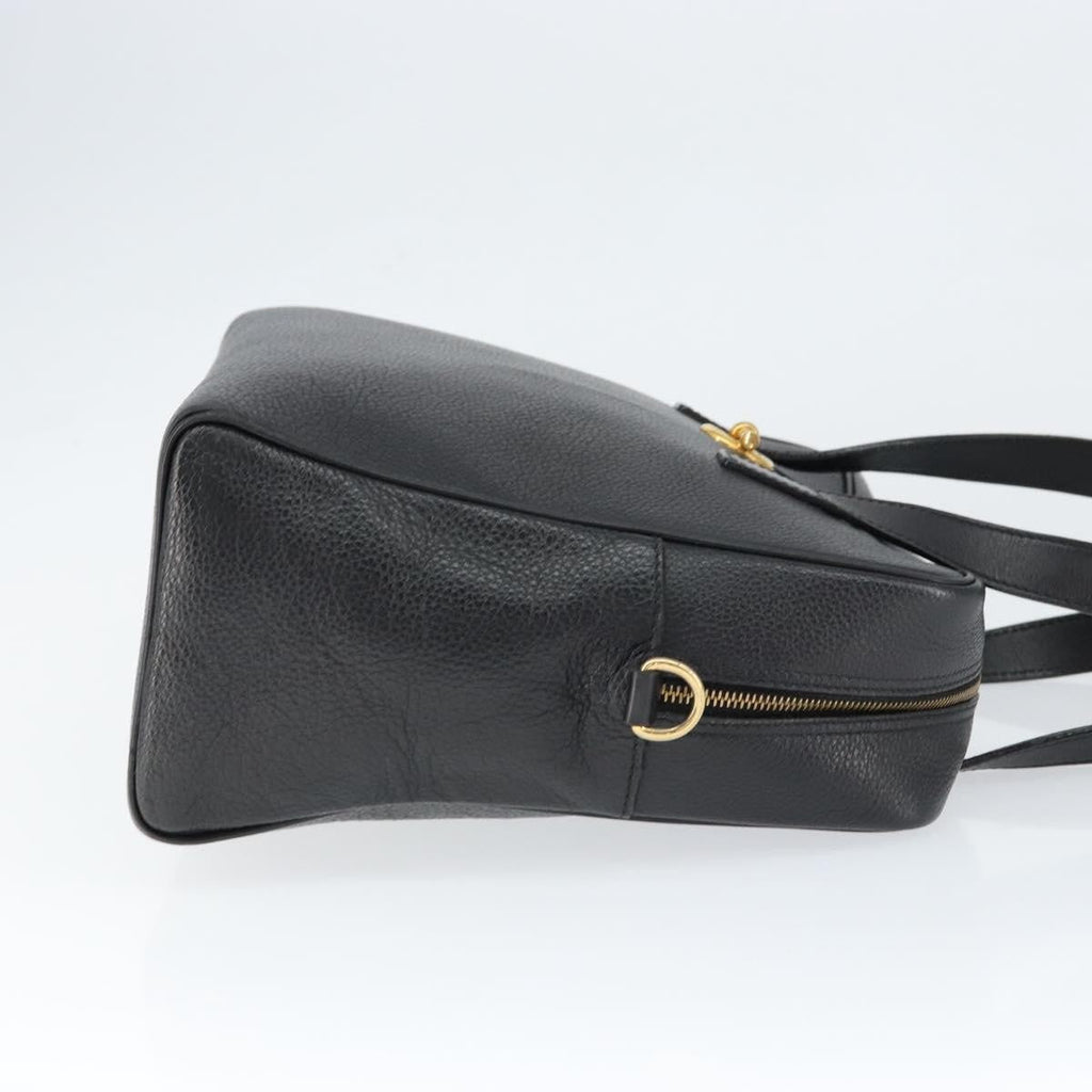 Celine Handbag Leather Black Leather Handbag (Authentic Pre-Loved)