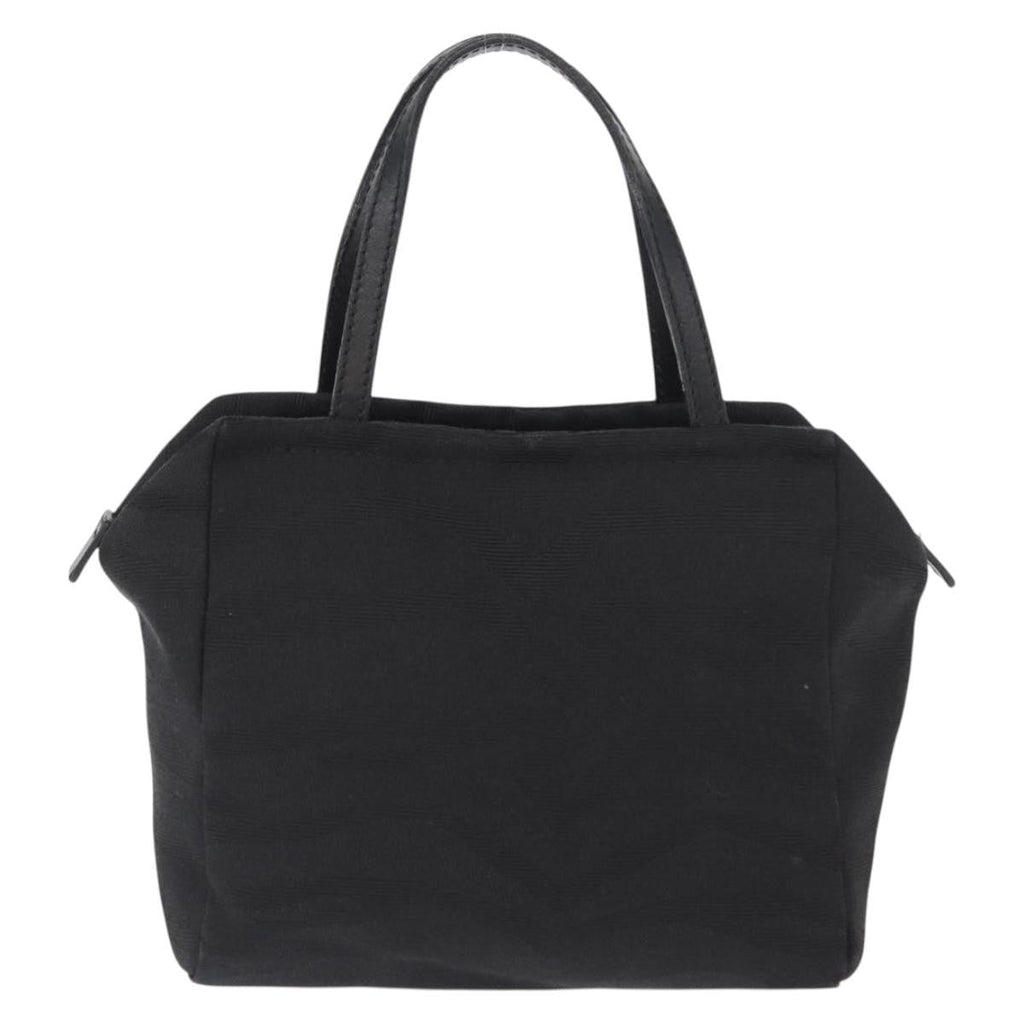 Fendi Vintage Handbag Canvas Black Canvas Handbag (Authentic Pre-Loved)