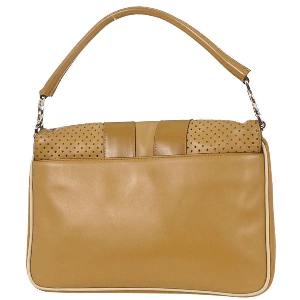 Prada Vitello Drive Handbag Leather Brown Leather Handbag (Authentic Pre-Loved)