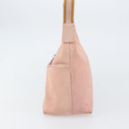 Gucci Vintage Handbag Suede Pink Suede Handbag (Authentic Pre-Loved)