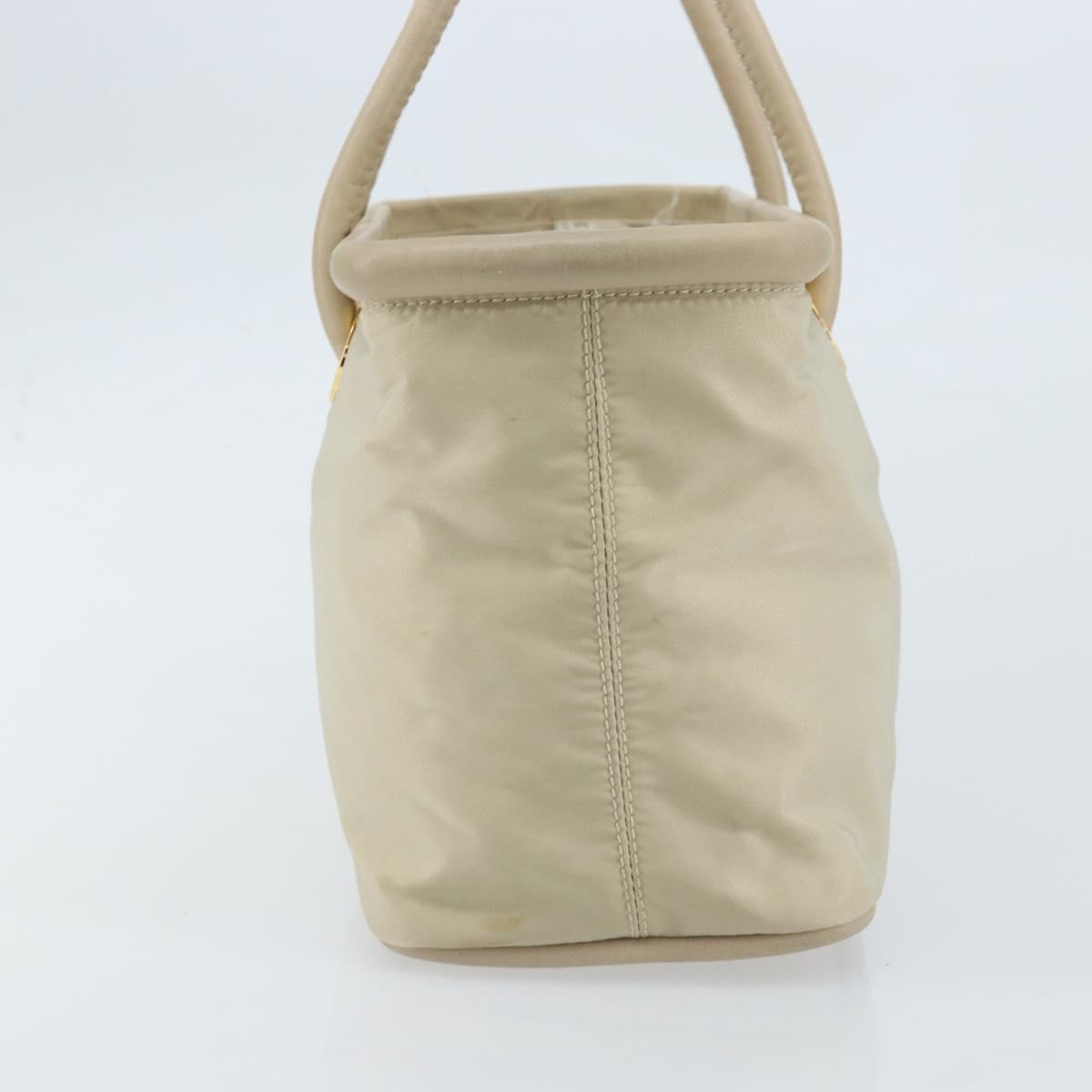 Celine Handbag Nylon Beige Nylon Handbag (Authentic Pre-Loved)