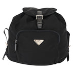 Prada Front Pocket Backpack Tessuto Black Nylon Backpack Bag (Authentic Pre-Loved)