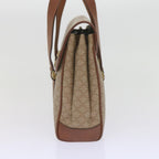 Celine Vintage Macadam Handbag Canvas And Leather Beige Canvas Handbag (Authentic Pre-Loved)