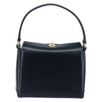 Gucci Vintage Convertible Box Crossbody Bag Leather Navy Leather Handbag (Authentic Pre-Loved)