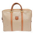 Celine Macadam Briefcase Canvas And Leather Brown Canvas Briefcase Bag (Authentic Pre-Loved)