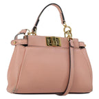 Fendi Peekaboo Bag Leather Pink Leather Handbag (Authentic Pre-Loved)