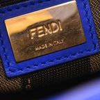 Fendi Peekaboo Bag Soft Leather Blue Leather Handbag (Authentic Pre-Loved)