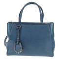 Fendi 2Jours Bag Leather Blue Leather Bag (Authentic Pre-Loved)