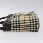 Burberry Nova Check Handbag Nova Check Canvas And Leather Beige Canvas Handbag (Authentic Pre-Loved)