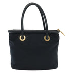 Celine Handbag Nylon Navy Nylon Handbag (Authentic Pre-Loved)
