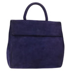 Prada Vintage Handbag Suede Purple Suede Handbag (Authentic Pre-Loved)