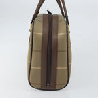 Burberry Nova Check Handbag Nova Check Canvas Brown Canvas Handbag (Authentic Pre-Loved)