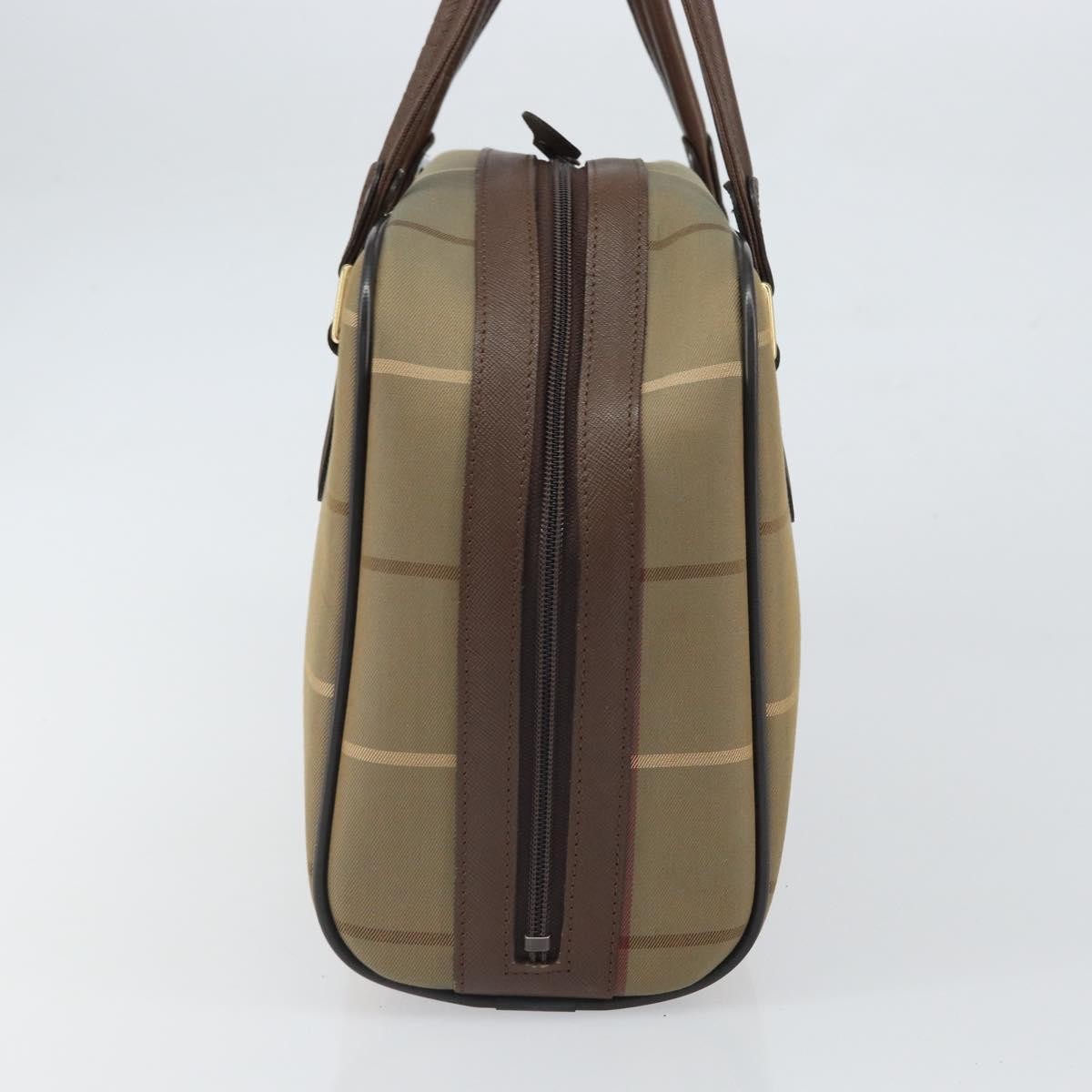 Burberry Nova Check Handbag Nova Check Canvas Brown Canvas Handbag (Authentic Pre-Loved)